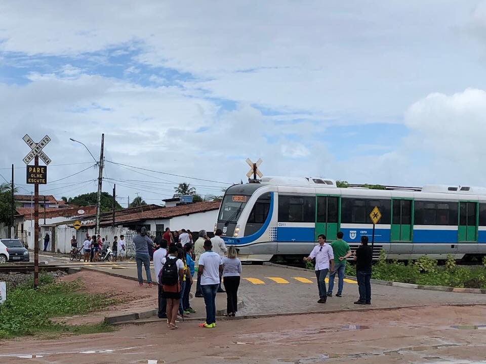 Inauguração da Passagem de Nível