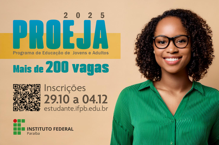 Inscrições acontecem até o dia 4 de dezembro de forma presencial em 05 unidades do IFPB. Todos os cursos são gratuitos 