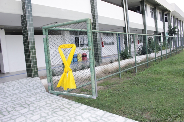 Campanha Maio Amarelo no campus do IFPB em Campina