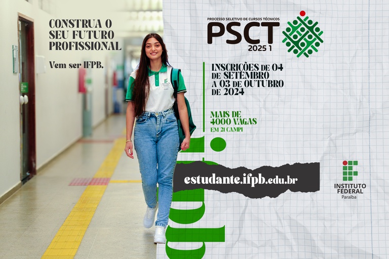 Site PSCT 2025.1 Inscrições