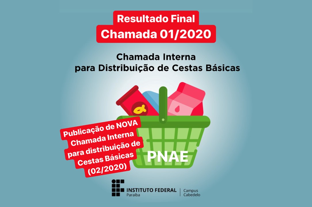 PNAE - Resultado Final e Nova Chamada
