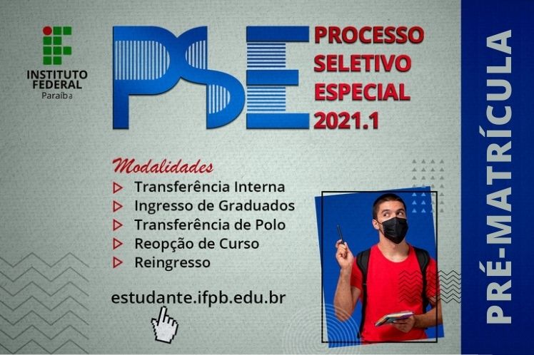 PSE 2021.1 - Pré-Matrícula