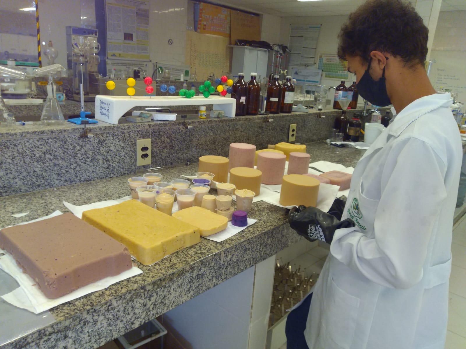 Produção de sabão artesanal