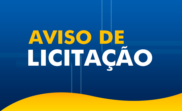 Aviso de licitação