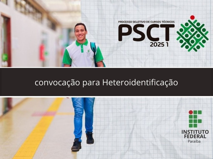 Convocação é para candidatos que se autodeclararam negros (pretos e pardos) que fizeram pré-matrícula do PSCT 2025.1