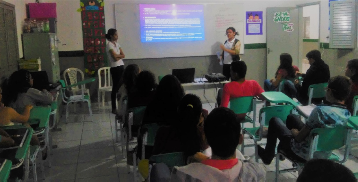 Participantes do Projeto fazem exposição no Curso Fic “Profissional Cidadão” do IFPB, com educandos das Escolas Dom Palmeira e Olímpia Souto (Municipal)