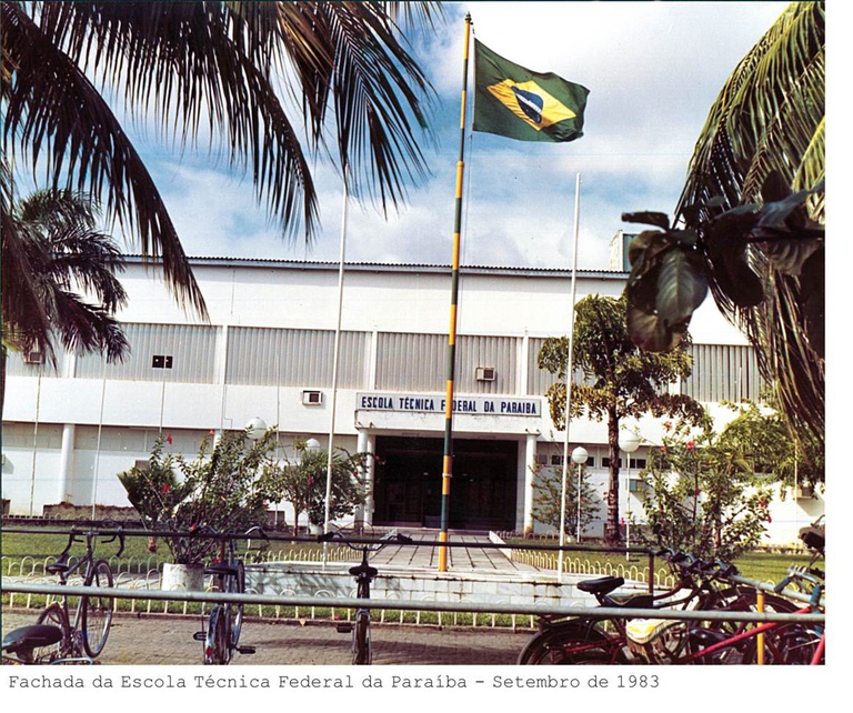 Fachada da Escola Técnica Federal da Paraíba - 1983