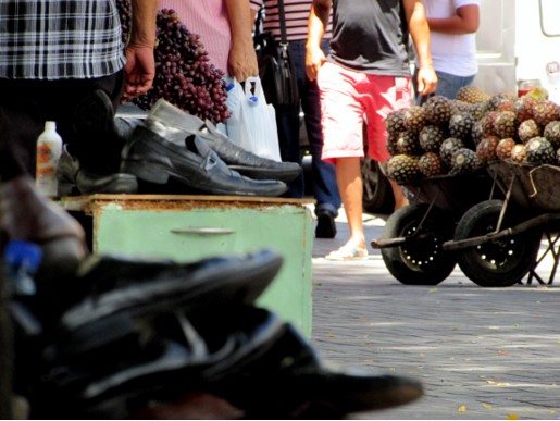 "Mobilidade Urbana X Mercado Informal". Imagem participante do concurso do Ministério Público da Paraíba