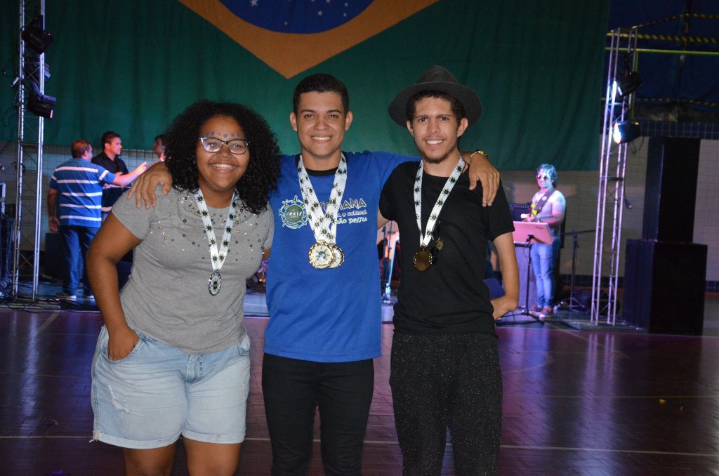 Vencedores do Festin (Myartt Britto em 2o., João Matheus em 1o. e Jorge Ravick em 3o.)