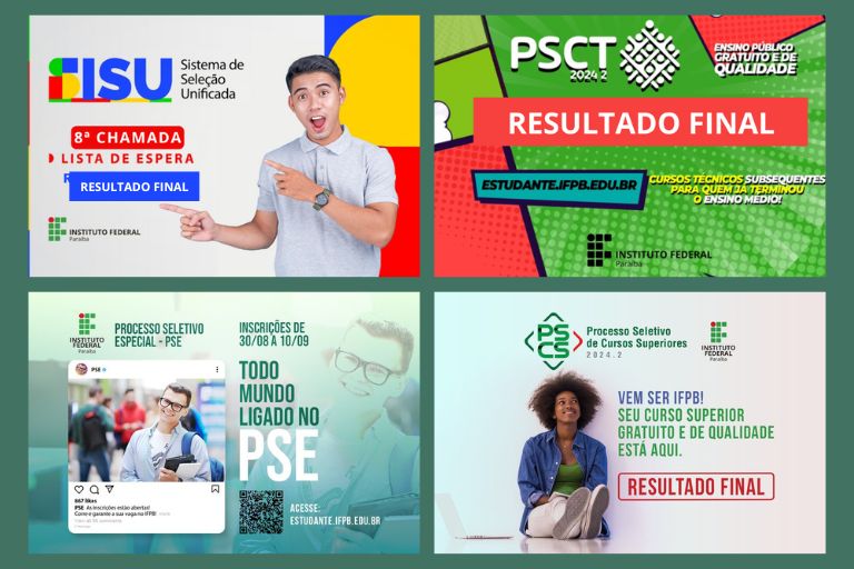 Processos Seletivos: SISU, PCST, PSCS e PSE