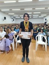 Estudante Emanoel Eduardo Oliveira Dionísio recebeu ao todo 06 medalhas