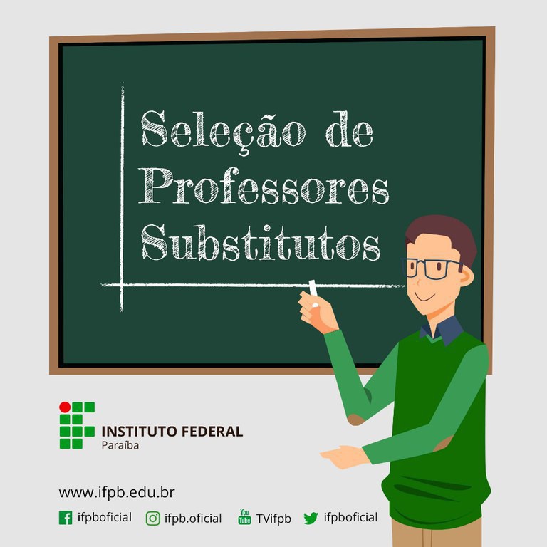 professor substituto.jpeg — Instituto Federal da Paraiba IFPB