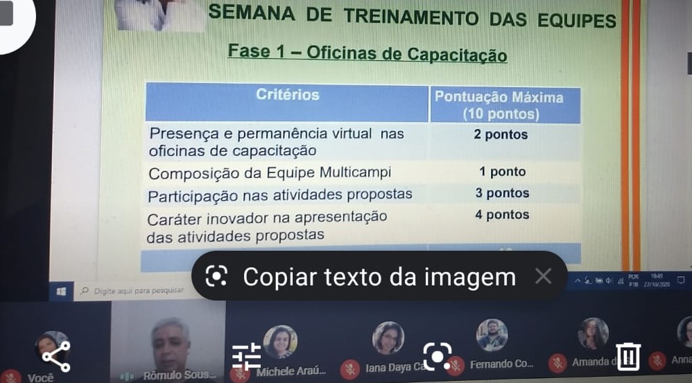 Etapa de Apresentação