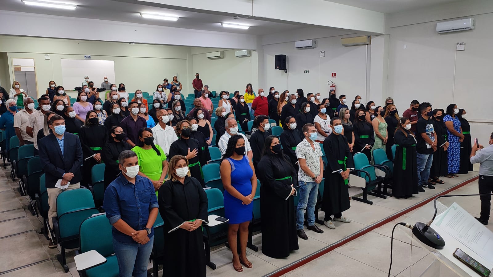 Turma concluinte Técnicos de Cuidadores de Idosos -Campus Mangabeira