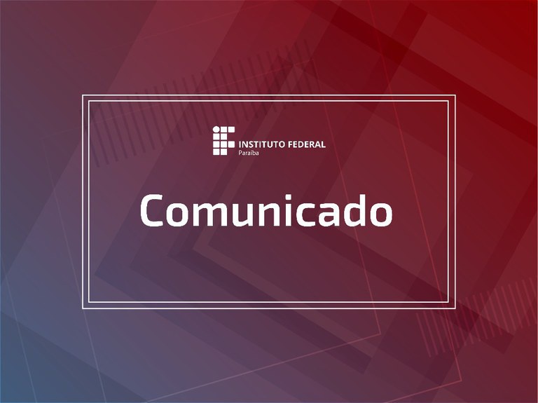 Comunicado IFPB