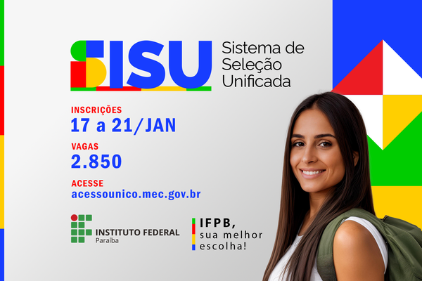 São 48 cursos oferecidos em 14 campi. Inscrições acontecem de 17 a 21 de janeiro