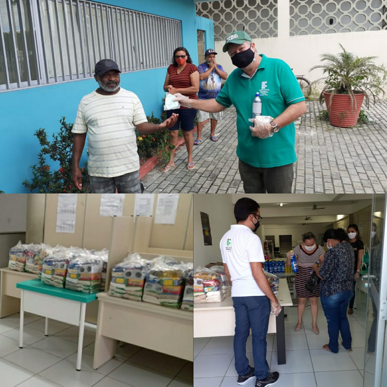 Entrega de Cestas Básicas