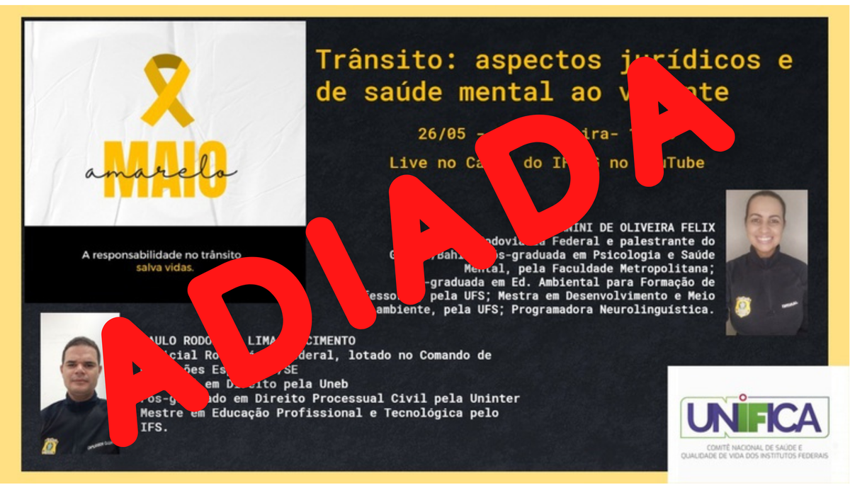 Live Adiada — Instituto Federal Da Paraiba Ifpb