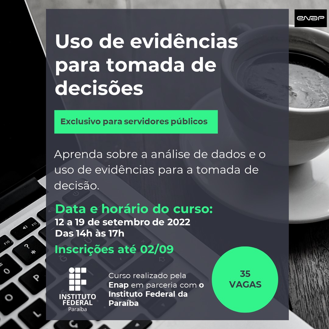 Curso Uso de Evidências para Tomada de Decisões